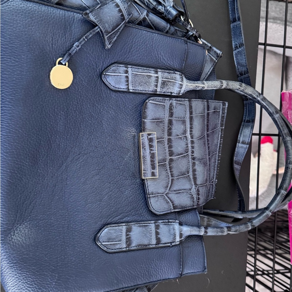 Elegant Blue Handbag